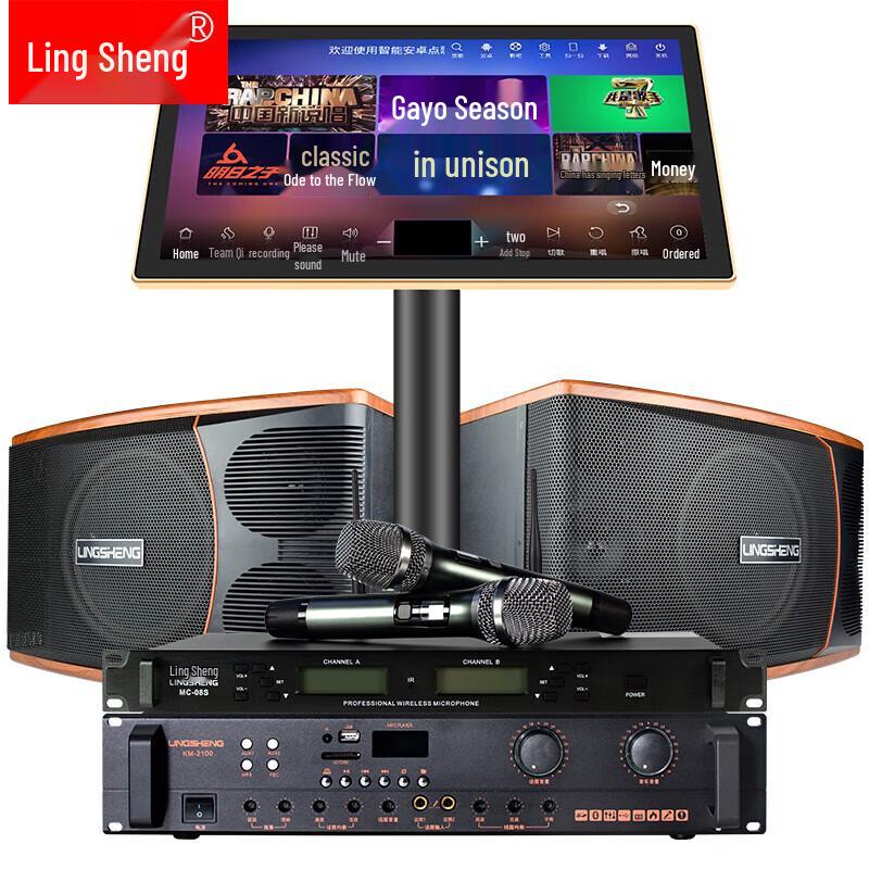 LINGSHENG Home Theater KTV System with Integrated Amplifier