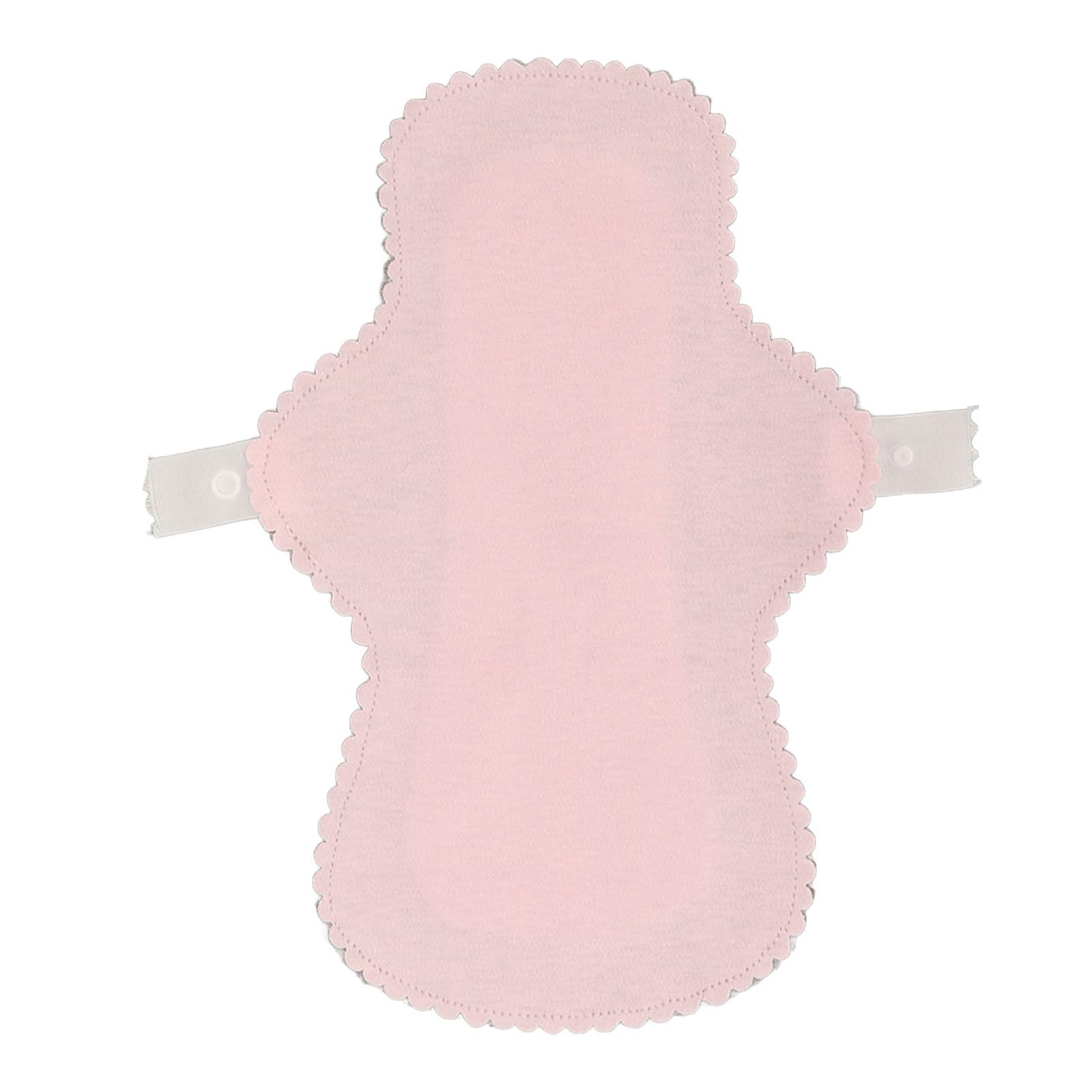 

4 шт. Хлопковая гигиеническая прокладка Розовая Графен Дышащая Супервпитывающая Стираемая Многоразовая Менструальная прокладка L L(for 6.5-9kg)