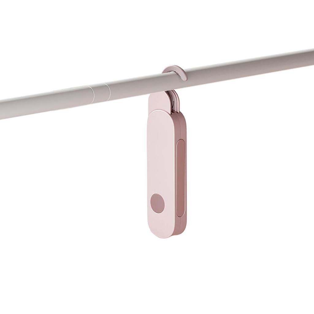 Travel Folding Clothes Hanger 7 Hole Portable Drying Rack for Hotel Business Trip Clothing Organizer