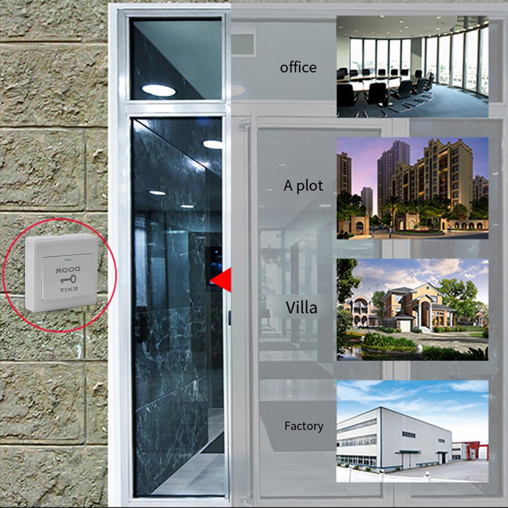 Button Box Package Content Access Control Switch Access Control Convenient Button Box Door Access Control System