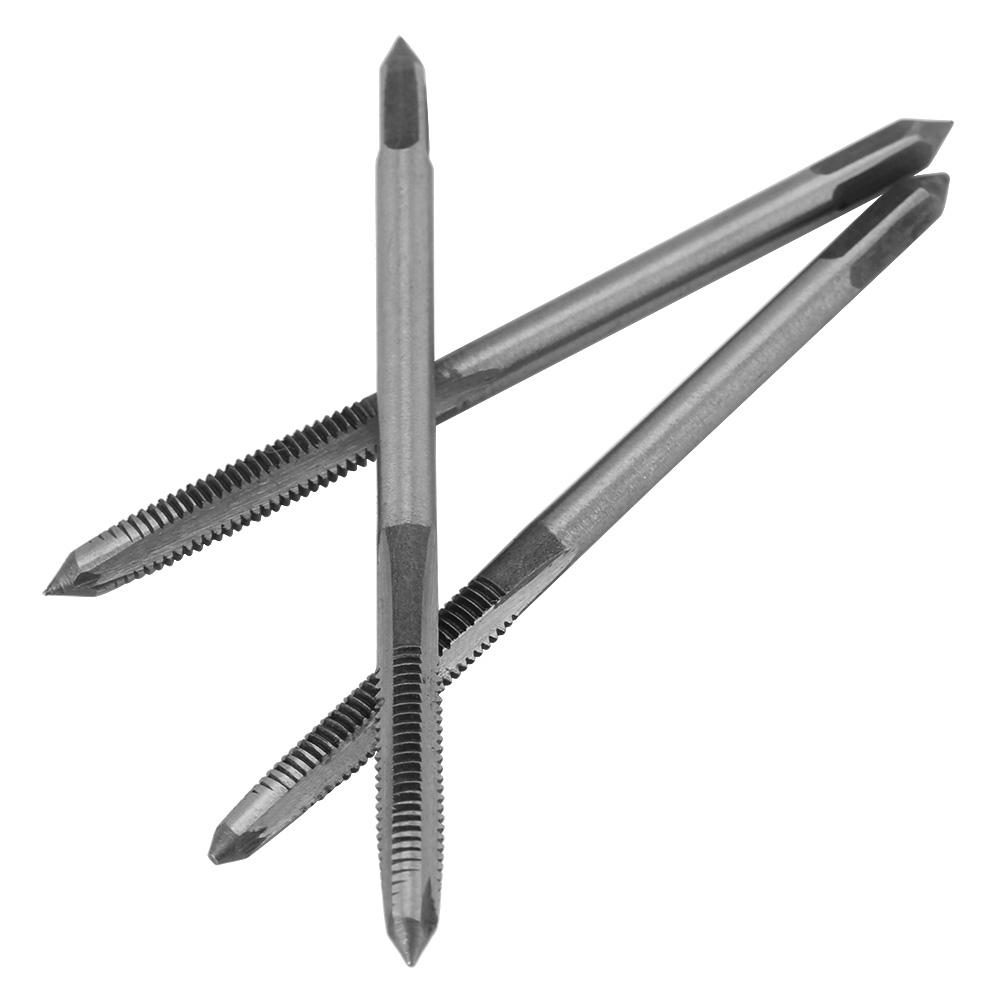 3PcsCelsiusSet M3CelsiusM4CelsiusM5 Bearing Steel Hand Thread Tap Screw Taps Tool(M3)