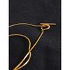 Yhpup Stainless Steel Double Layer Stacking Chain Basic Necklace Gold Color Fashion Daily Jewelry Bijoux Women