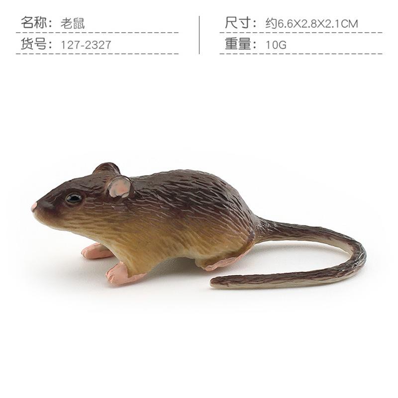 Simulation Model Short-Tailed Bobcat Red Panda Platypus Ferret Mouse Spiny-Tailed Rock Lizard Reptile Ornament