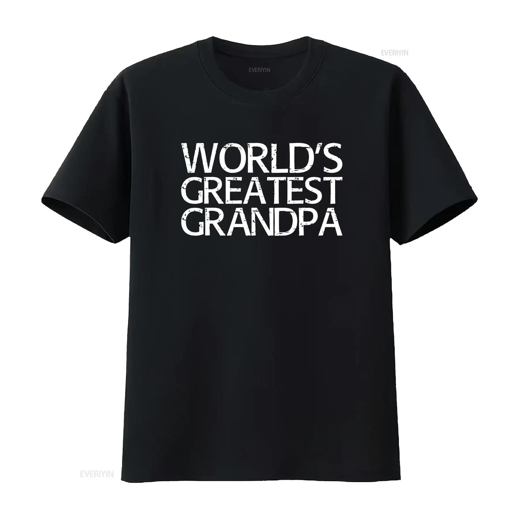 

World S Greatest Grandpa T Shirt Father Day Vintage Washed Stylish Versatile Casual Stretched Slightly Designer Clothes - Men... 5XL різнокольоровий