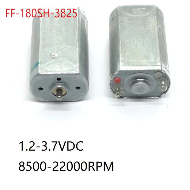 1PCS FF-180SH-3825 Small DC Motor 1.2-3.7VDC 22000RPM Large Torque for Electric Toothbrush/Hair Clipper