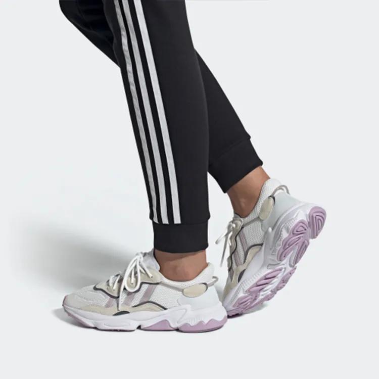 Adidas Womens Ozweego 'Soft Vision' (women's sizes) Cloud White / Soft Vision / Chunky Sneakers EG9204