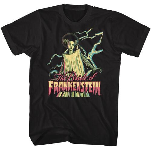 The Bride of Frankenstein Multitone T-Shirt - Black Unisex T-Shirt S