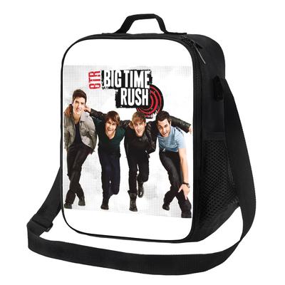 Big Time Rush BTR Isolierte Lunchtasche für Schule Picknick Aufbewahrung Essensboxen Tragbarer Behälter Kühler Thermische Lunchbox Tragetasche