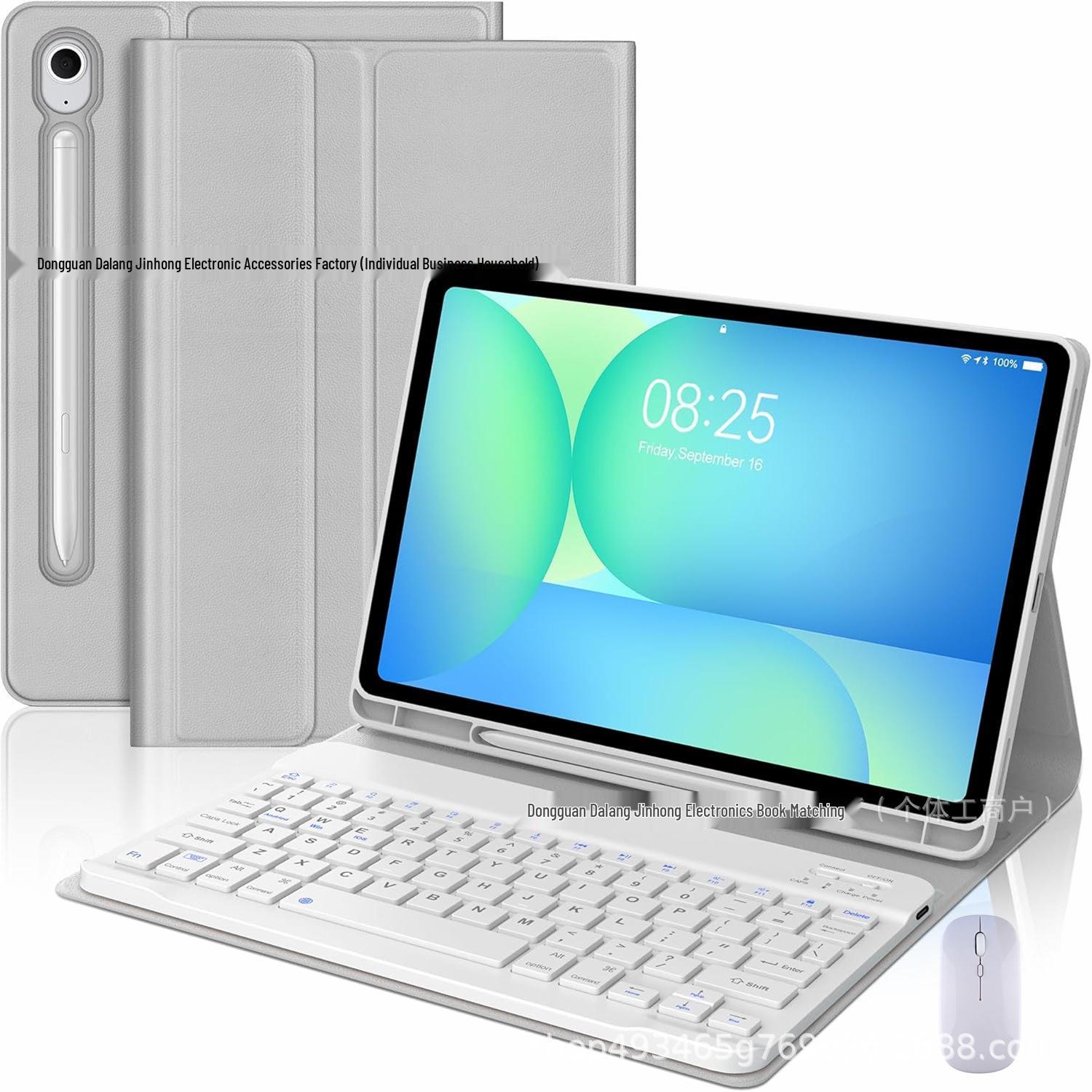 

Samsung Galaxy Tab A11 8.7 Magnetic Case with Bluetooth Keyboard & Wireless Mouse Galaxy A11 8.7-inch SM-X135F/X135N
