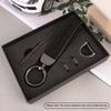 High Quality Luxury Women Men Suede Leather Car Keychains For Porsche 911 718 Cayenne Cayman Panamera Macan Taycan Boxster pdhv50