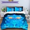 3pcs Kpop Demon Hunters Derpy Pattern Bedding Set Duvet Cover Set Includes Duvet Cover &pillowcases, Perfect All Season Bedroom Decoration & Gift