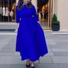 2025 Spring Fashion: Plus Size African Swing Dress with Lace-up Waist