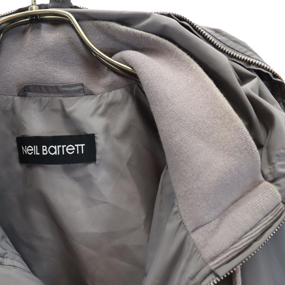 NEIL BARRETT Flight jacket S gray Parker Men's Used