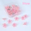 10/20/30Pcs Creative Sakura Pushpins 3D Pink Flower Push Pins Decorative Studs  Photo Wall Decor
