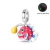 Summer Charmscopper Luminous Lantern Fish Whale Ocean Beach Beads Fit 3Mmoriginal Bracelet Diy Cool Jewelry Making