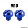 2Pcs Motorcycle M8 M10 CNC Aluminum M8 Rear View Mirror Hole Plugs Screws Rearview Mirror Anti-Rust Holder