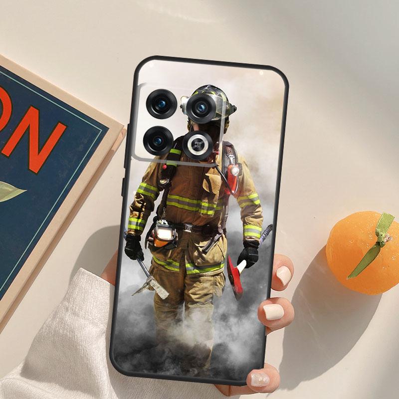 Firefighter Heroes Fireman Cool Case For OnePlus 13R 12R 10R 13T 10T 11 12 13 15 OnePlus Nord 5 CE 2 3 4 Lite N20 N30 Cover