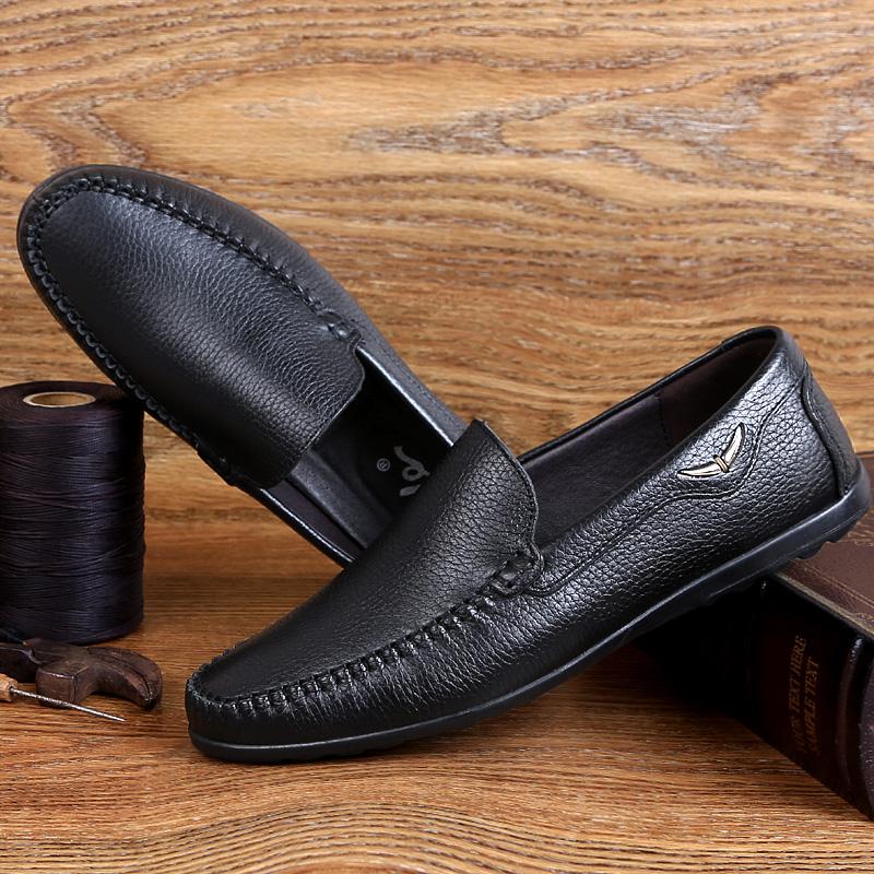 Designer's Soft Soled Loafers High-end Banquet Men's Formal Shoes Office Genuine Leather Casual Shoes for Men’s Free Delivery
