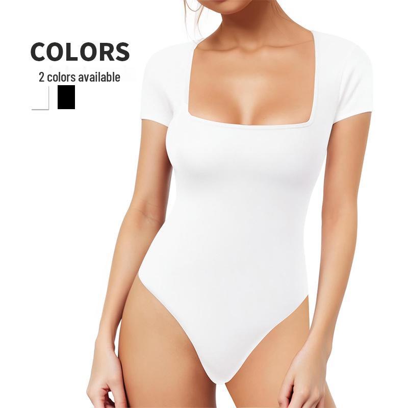 Seamless Quick-Dry Triangle Bodysuit: High-Elastic, Tight Fit, Perfect for Yoga & Fitness.