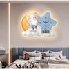 Cartoon Bear Design Living Room Wall Clock Restaurant Clock Mural Watch Room Decorations LED Mute  Wall Clock Home Decor Items