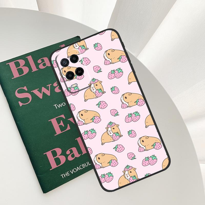 Guinea Pig Case For Oppo A54 A74 A94 A54S A57S A15 A16 A17 A52 A72 A76 A96 A58 A78 A98 A77 A5 A9 Cover