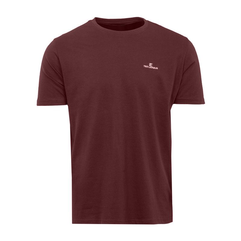 Plain Round Neck T-shirt Luidji Cotton Men TED LAPIDUS