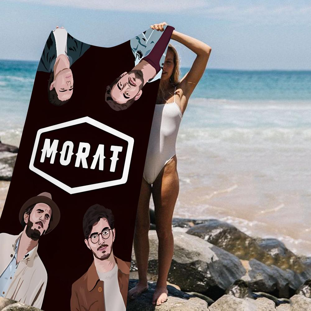 M-Morat Band Microfiber Beach Towel Absorbent Quick Dry Soft Yoga Swimming Resort Mountain Climbing Towel