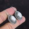 Howlith Ohrring 925 Sterlingsilber Ohrringe Vintage Edelstein Ohrringe Echter Howlith Schmuck Handgefertigt Brandneu Ohrring Jubiläumsgeschenke