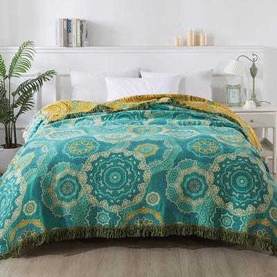 Cotton Gauze Double Cover Throw Blanket Towel Quilt Summer Thin Quilt Single Blanket Summer Nap Air Conditioning Cool Blanket For Home