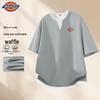 Dickies Herren Waffelstrick-T-Shirt mit gefälschtem Zweiteiler, kurzärmlig