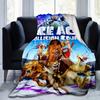 1pc, Cozy Ice Age: Collision Course Home Decor Blanket Perfect Gift for Bedroom, Living Room, Travel, Camping, Car