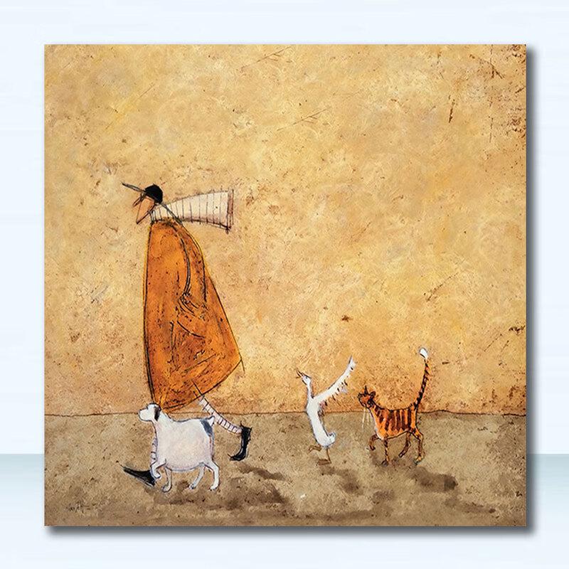 Ledduo Время Ретро Скандинавский Абстрактный Художественный Принт