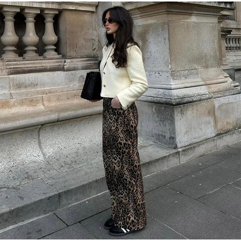 Осенний элегантный твидовый пиджак женский винтажный шерстяной однобортный с круглым — фото 7