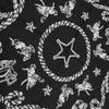 Trifong Bandana Black Adult Cotton 100% Handkerchief Stylish Bandana Cap Cotton Bandana Men's Women's Unisex Bullfighting Pattern 55cm x 55cm