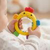 Chick-shaped Baby Teether Toys with Rattle Sensory Toy Cute Chew Toys  3-12 Months