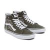 Vans Sk8-Hi Peace Paisley - Grape Leaf Unisex Sneakers Green True-White VN0A5JMJB0F