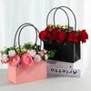10piece Waterproof Laminated Flower Bag Macaron Colored Kraft Paper Tote Bags Gift Packing Box Accompanying Gifts Wedding Birthd