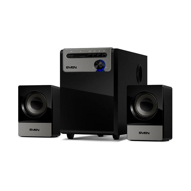 

Колонки для компьютера Sven Ms-110 2 1 Черные 10 Вт
