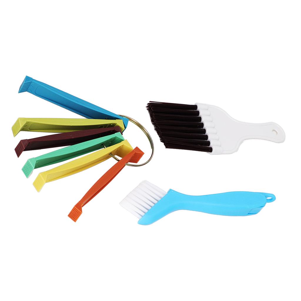 Klimaanlagen Lamellenreiniger Set 6 Farben Lamellenkamm Reinigungsbürste Spulenreinigungsbürsten Set für Zuhause