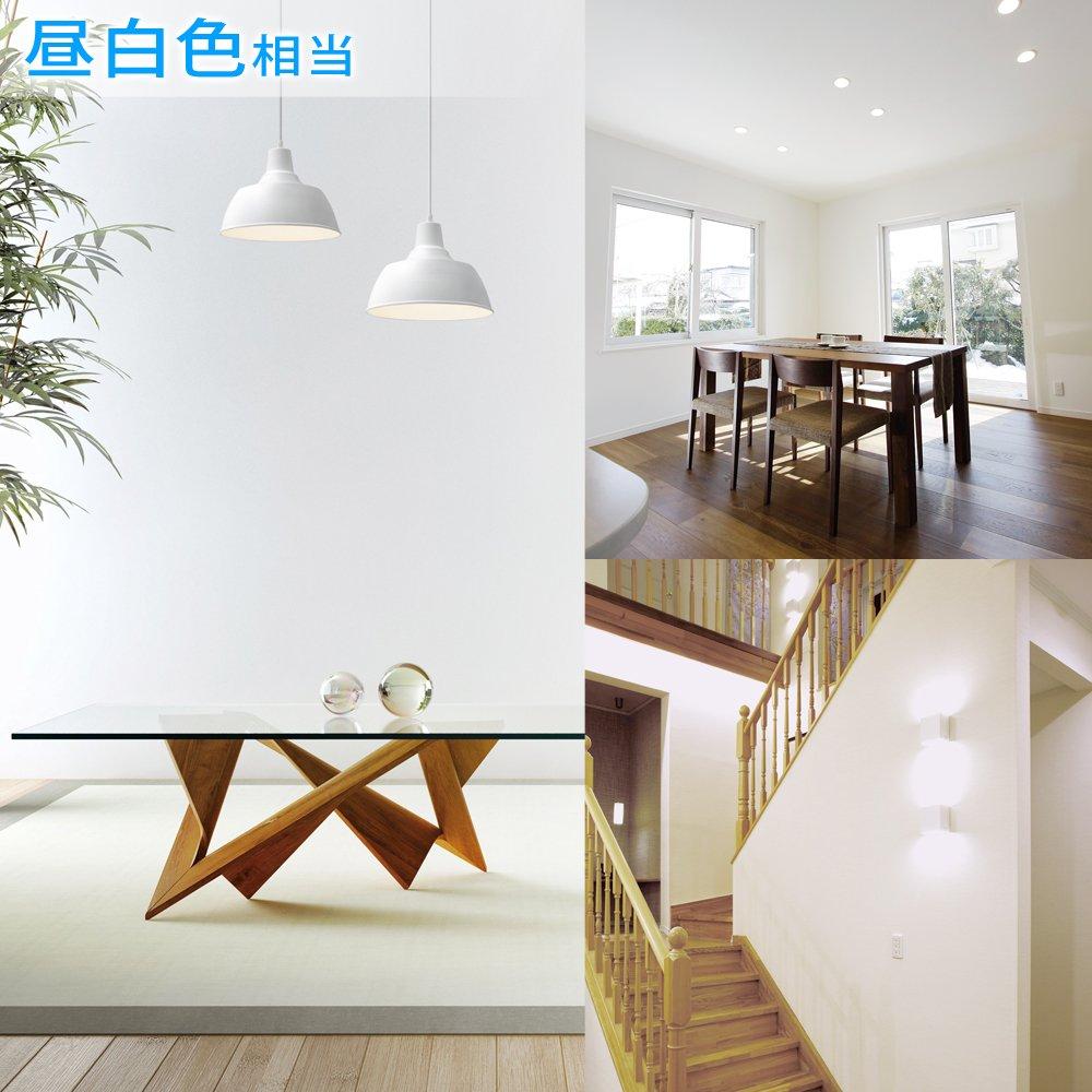 [Energy Saving Measures] Iris Ohyama LED Light Bulb, 17mm Base, 60W Equivalent, Daylight White, Omnidirectional, 2-Pack LDA7N-G-E17W-6T52P