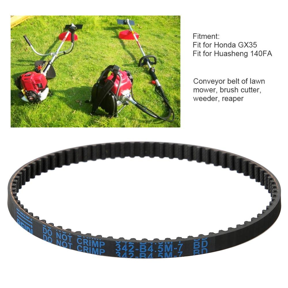 Black Deck Drive Belt ABS Brush Cutter Belt Durable Conveyor Belt for Honda GX35 Huasheng 140FA