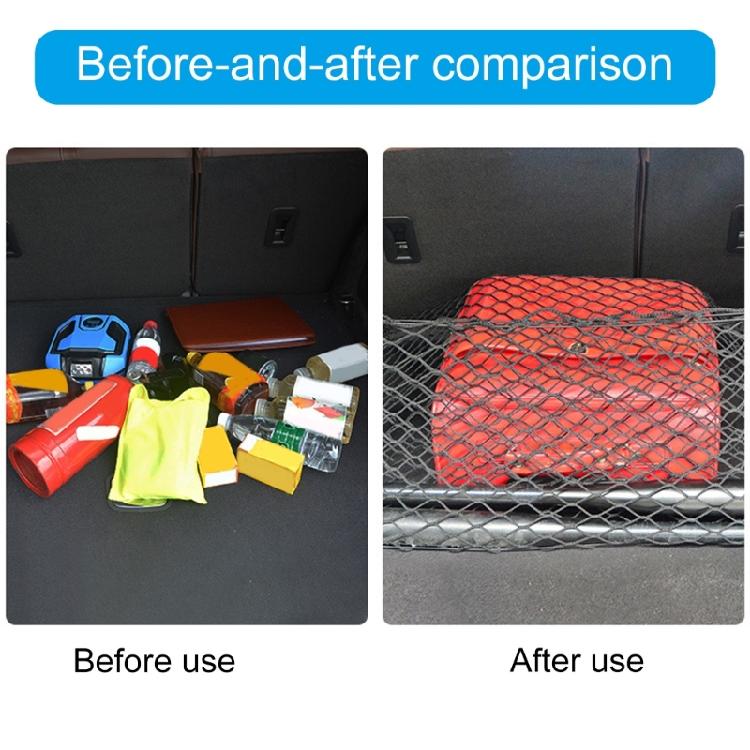 Cargo Net Trunk Bed Organizer Mesh Storage Net Truck Accessories Bed Grocery Holder for SUV Car Pickup Truck Bed