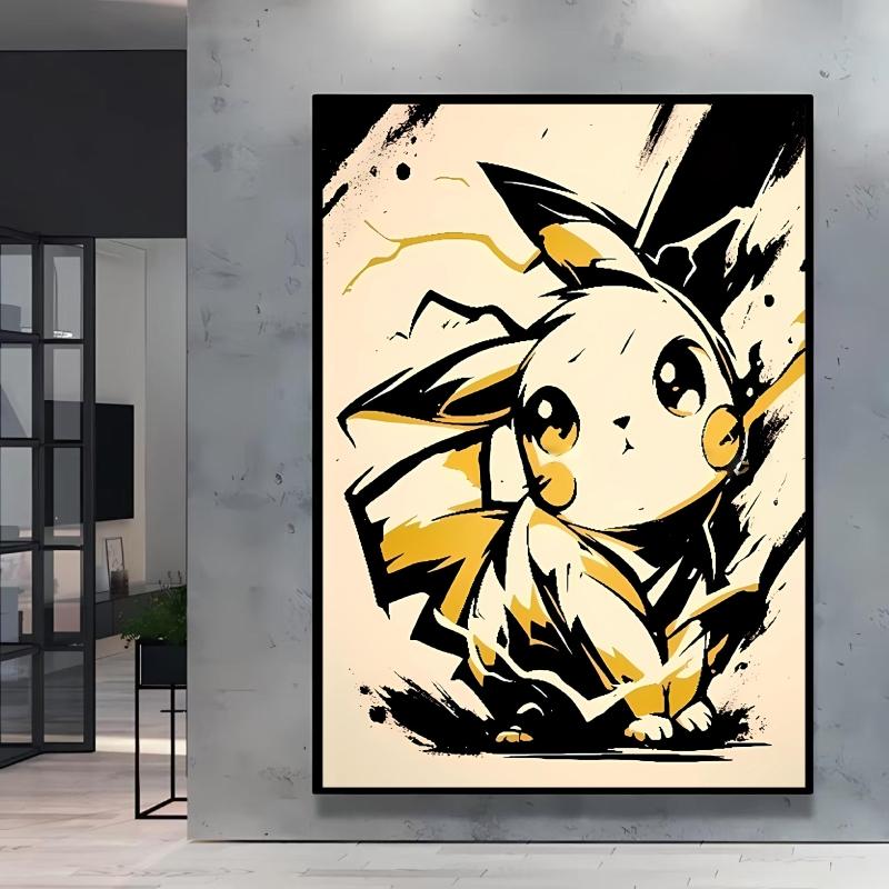 Hot Anime Poster Pokemon Squirtle Canvas Painting Hd Images High Quality Art Home Children's Bedroom Wall Decor Holiday Gifts