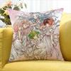 Anime Witch Hat Atelier Various Sizes Square Pillow Case For Car Home Bedchamber Decor