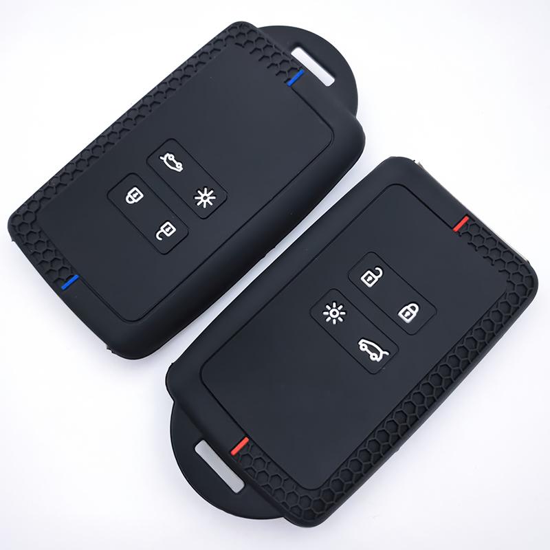 For Renault Clio 5 Megane 4 Zoe Kadjar Captur Arkana Koleos Silicone Car Key Case Cover For Dacia Duster Logan 3 Jogger Sandero