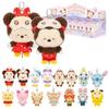 TOP TOY Disney Mickey Family Sleepy Eyes Plush Series Assortment Box 14 Pieces Gachapon Blind Figure Plastic Model Premium Sofubi Birthday Present