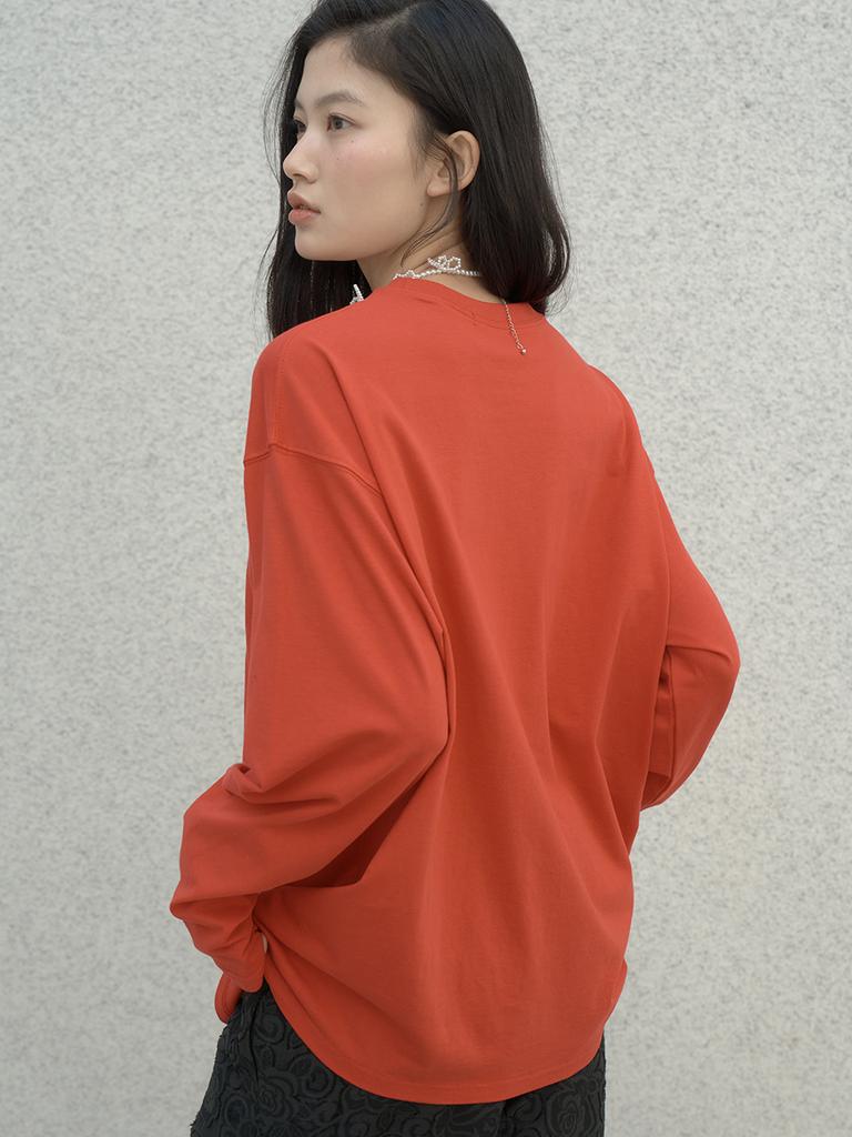 Deoenel Long Sleeve Tee - [Red]