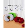 Inflatable U-shaped Pillow, Portable Folding Neck Pillow for Travel, Suitable for Travel