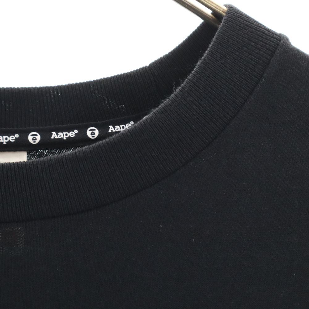 A BATHING APE Back print Long sleeve T-shirt S black Ron T Men's Used