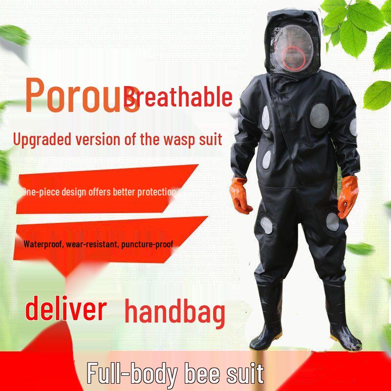 Professional Thickened Breathable Anti-Wasp Protective Suit 170-175cm